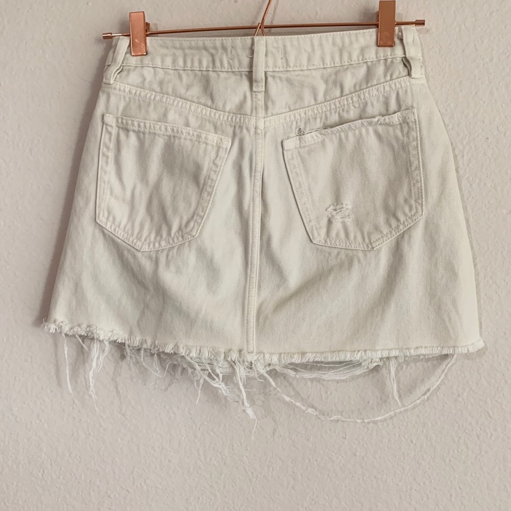 Free People | Distressed Denim Skirt - Picture 6 of 9